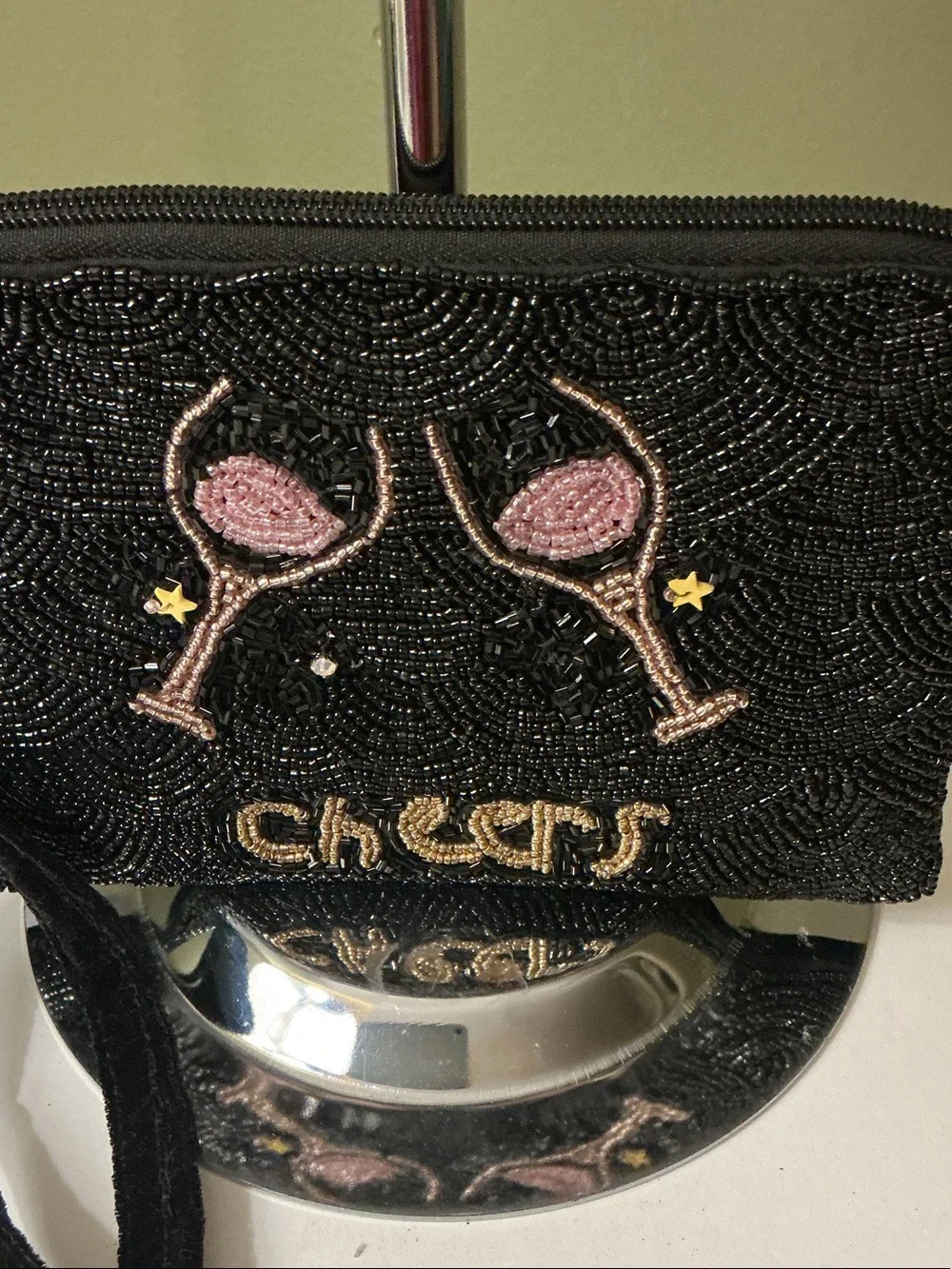 Bacci black wristlet